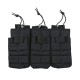 Triple Duo Mag Pouch (BK), The Triple Duo Mag Pouch is built for players who require increased magazine capacity without sacrificing organisation or accessibility